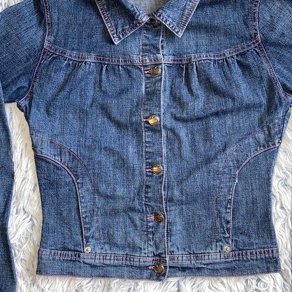 Apple Bottoms Blue Jean Jacket Medium - Picture 5 of 9